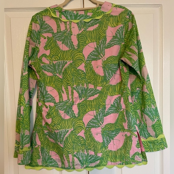 Lilly Pulitzer Zebra and Butterfly Tunic - Picture 2 of 10